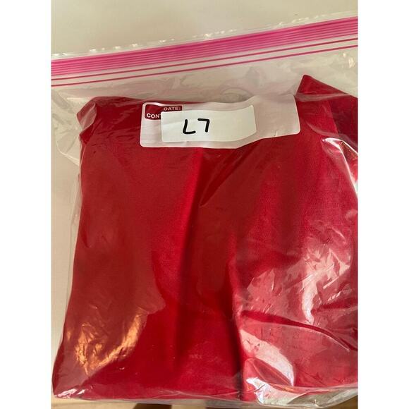 Love...Ady Nordstrom Women's XS Dress Red Scalloped V-Neck Fit & Flare Mini - Picture 11 of 11